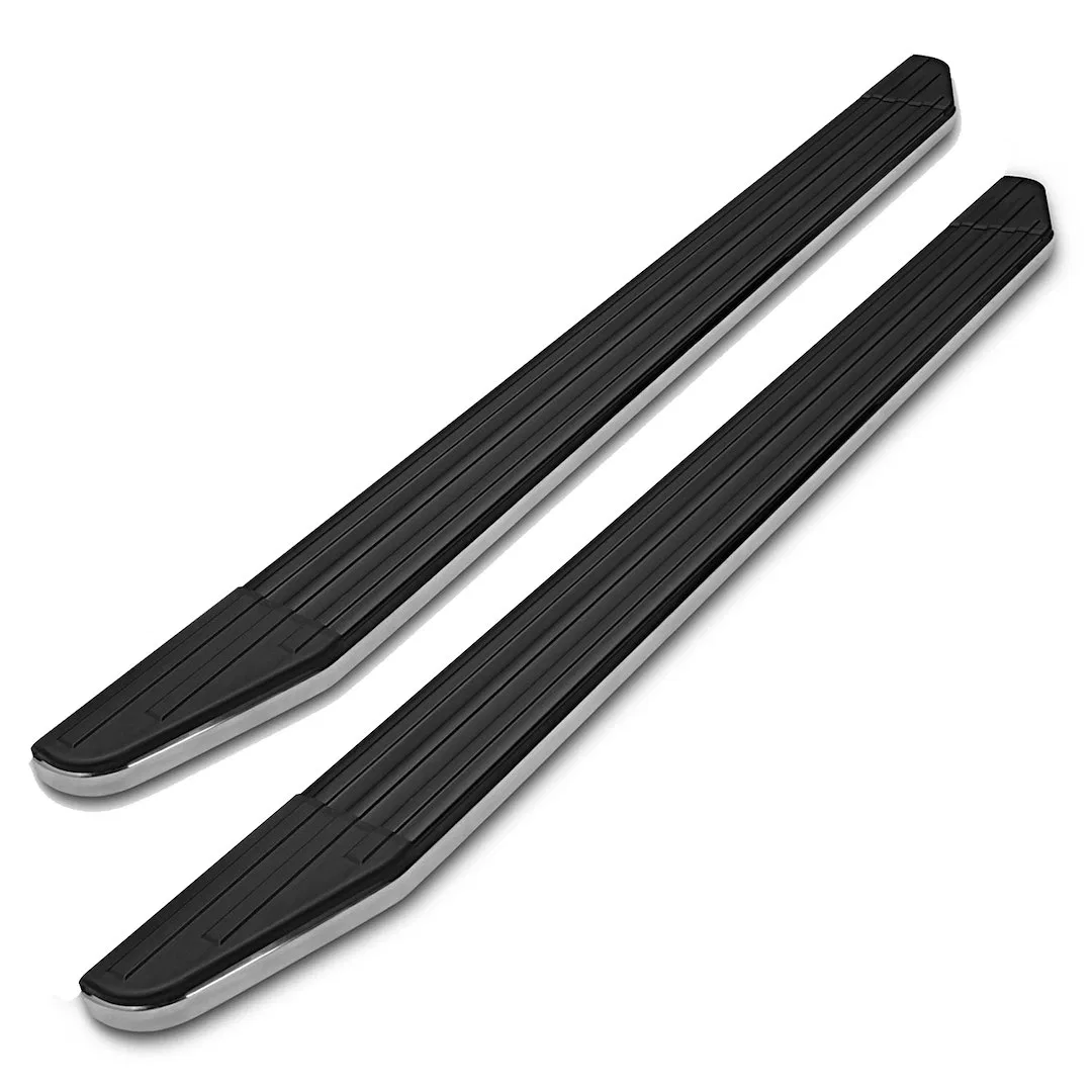 PR-NI372 – BLACK HORSE Running Board, 5 Inch Width Silver Aluminum Unlighted With Mounting Hardware - view 3